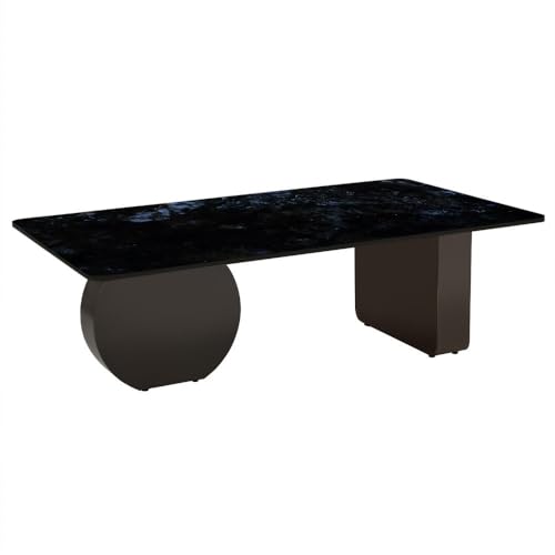 Image of Wakefit Center Table | 1 Yr Warranty | Coffee Table for Living Room Wooden, Tea Table for Living Room Wooden, Sofa Table, Free Installation from Brand, Modern Multi-Functional & Wobble-Free(Typica)