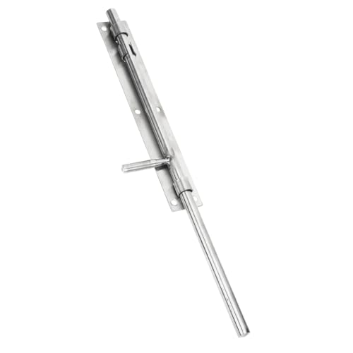 HOMOCONO Loquet Porte Inoxydable Verrou Coulissant Robuste Pour Portail Bois Serrure De Porte Extérieure Anti-corrosion Facile à Installer