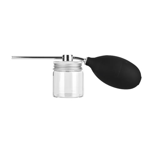 Kieselgur Zerstäuber Kieselgur Pulver Pulverzerstäuber 108 ML Edelstahldüse Pulversprühgerät für Diatomaceous Earth Algenkalk Anti-Blocking Zerstäuber Sprühflasche Pulver Sprüher mit Airbag (B)