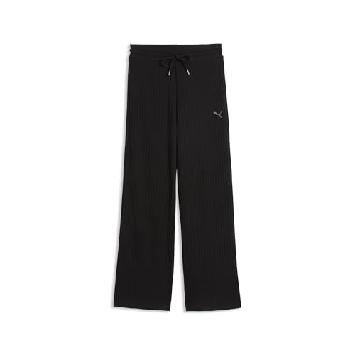 Pantalon à taille haute PUMA Her vêtement décontracté coupe large femme