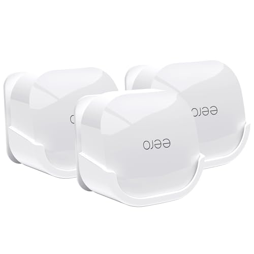 3Pack Wall Mount Holder for eero 6 Plus 6+ and eero 6 Router Mesh Wi-Fi System,Wall Mount Stand...