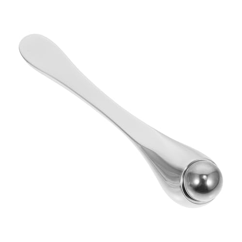 PAMINGONO Masajeador de Ojos Antienvejecimiento Rodillo de Acero Inoxidable, Dispositivo Cuidado del Contorno de Ojos, para Ojeras y Bolsas, Uso Facial y Relajante