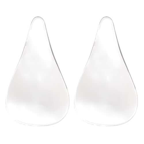 Sarini Lot de 2 Coussinets Invisibles en Silicone Auto-adhésifs Anti-Brillance pour Femmes, Leggings, Maillots de Bain, vêtements de Sport, sans Trace, imperméables, réutilisables