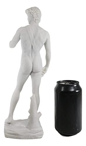Ebros Michelangelo Masterpiece David Statue Florence Cathedral Renaissance Art King David Figurine Catholic Christian Biblical Historical Hero Sculpture (Off White) #TOP7