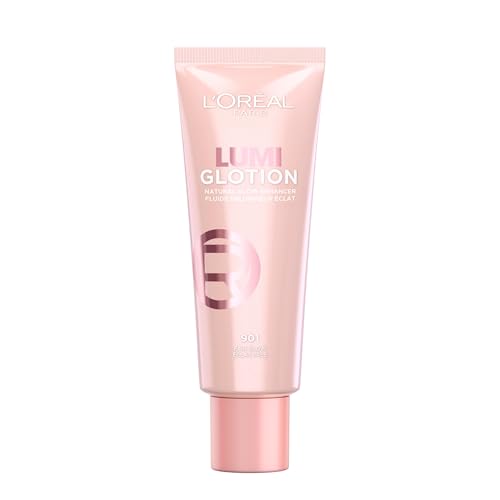 L'Oréal Paris - Fluide Enlumineur Éclat Multi-Usages - Illumine & Hydrate - Enrichi en Beurre de Karité - Lumi glotion - Teinte : 901 - 40 ml