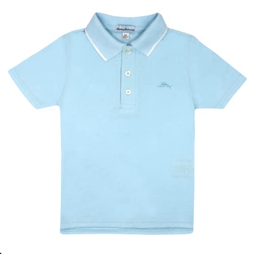 Tommy Bahama Boys Polo Shirts 2-Pack, Polo Shirts For Boys 2-Pack Bundle Set (Pink/Blue, Size 4) #TOP2