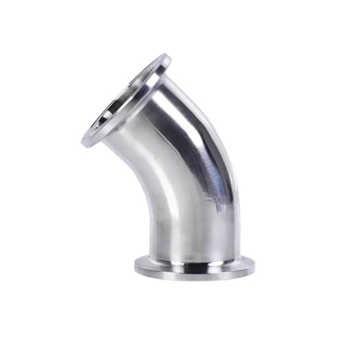 Codo 45° SS304 accesorio de acero inoxidable para conexión Tri Clamp de bebidas 2