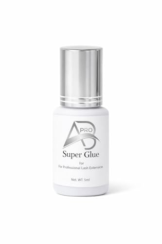 Eyelash Extension Super Glue – Fast Drying Lash Adhesive, Long-Lasting Professional False Eyelash Glue, Less Than 1 Second Dry Time, Strong Bond (5ml)