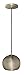 Access Lighting 52102-BS Retro Ball Mini Pendant Light