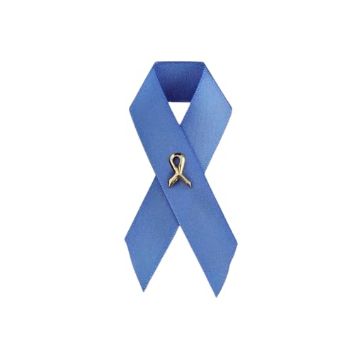 Image of 1 /2 /5 /10 /25 /50 /100pcs Satin Awareness Ribbon Pins (Pick your color), for Cancer & Disease Awareness, Bulk Quantities for Fundraising, Events, Gift Giving