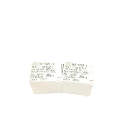 Relé HF152F-T 006-1HT resuelve fallos de encendido en aparatos eléctricos de 6V