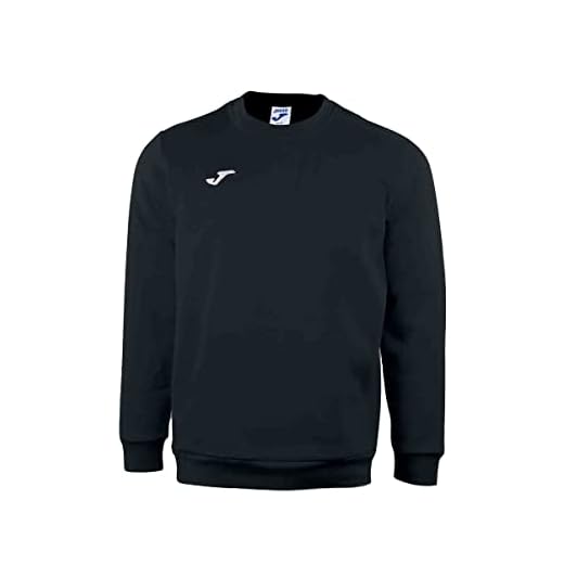 Joma Cairo Sudadera, Hombre, Negro, XL