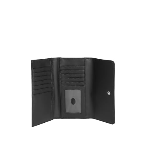 GUESS Factory Women's Abree Logo Saffiano Slim Trifold Wallet2