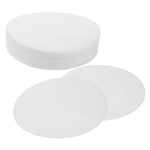 GARVALON 9cm Diameter Medium Flow Rate Filter Paper Sheets 100 Pcs Ideal for Chemistry Experiments