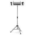 JOMEED 15000W Electric Outdoor Infrared Wall Mountable Patio Heater with Remote Control, Adjustable Telescoping Stand, and 3 Heat Settings