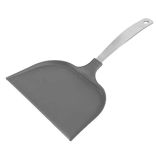 COLLBATH Stainless Steel Baking Transfer Shovel for Bread Kitchen Utensil with Handle for Easy Loading and Unloading Black