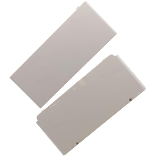 Image of Deal4GO Front & Back Housing Shell Casing Replacement for Nintendo New 3DS Console Top & Bottom Cover Plates - White