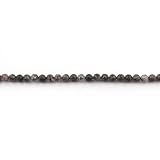 BEADS GEMSTONE 1 Strand Black Rutile Faceted Briolettes - Round Balls Beads 8mm 14 Inches Code-HIGH-5727