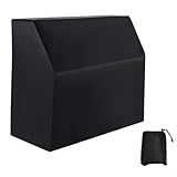 Opatiny Wasserdichte staubdichte Klavierabdeckung, 420D Oxford-Tuch mit silberbeschichteter Innenseite, passend für Standard-Klaviere, Schwarz