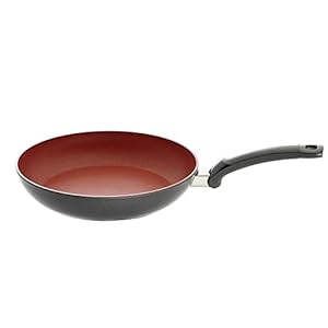 Fissler sensoRed Non-Stick Aluminium-Frypan Induction, 9.5-Inch, red