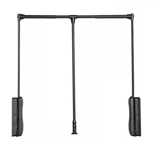 Rail de levage de garde-robe avec tampon bidirectionnel fluide 550mm