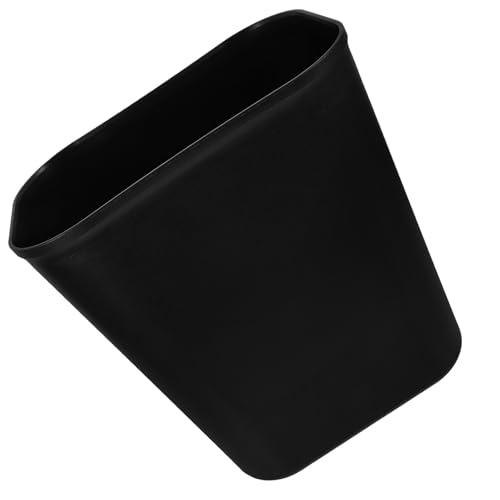 Cubo de basura cuadrado 14l para papelera de oficina de plástico negro