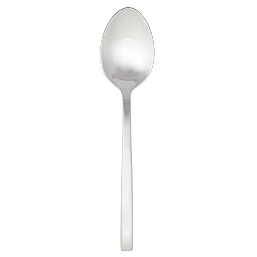 Fortessa Arezzo 18/10 ステンレススチール 食器 サービングスプーン 9.3インチ つや消しステンレススチール