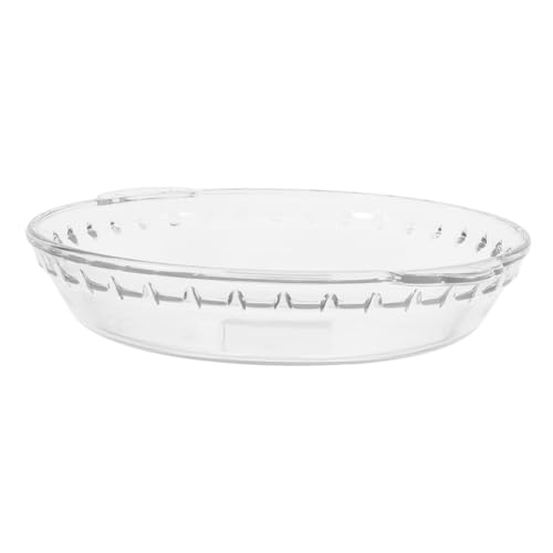 STOBAZA Microwave Oven Glass Lid Yellow Artificial Cakes for Display Decals Decals Candy Pies Nut Plate Pie Dried Fruit Plate Pie Tray Pie Food Pie Kitchen Plate Pie Fruit Pie Transparent