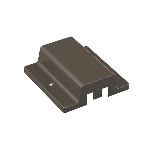 WAC Lighting H Track 120V Floating Canopy Connector to Power Track from Electric Box for H Style 3-Wire Track Systems in Dark Bronze