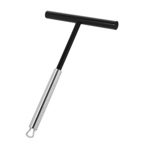 Hohopeti Distribuidor de Masa para Crepes de Acero Inoxidable con Espátula T para Panqueques Esparcidor Ligero y Duradero para Cocina y Repostería Mango Cómodo sin Afilados