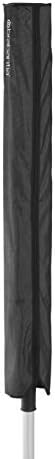 Brabantia Premium Protective Cover for Rotary Dryer Washing Lines (Black) Weather-resistant Zip-Up Sleeve for all Brabantia Rotaries
