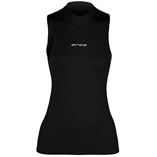 ORCA Mujeres Heatseeker Traje De Neopreno Chaleco Top MAZ2TT01 - Negro