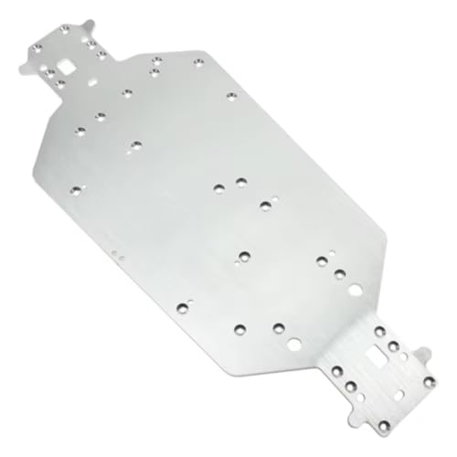RCアクセサリー For HSP For Edcat For Volcano EPX 1/10 04001 シャーシボトム RCカーのアップグレードまたは修理交換部品(Silver)