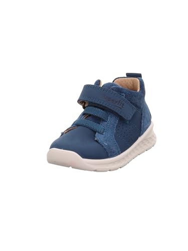 Superfit Jungen Breeze Lauflernschuhe, Blau 8010, 21 EU Weit