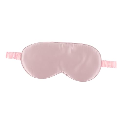 HAWILLOSCH シルクスリープマスク eye mask eye patch アイシェード 暗い の睡眠 アイマスク 再利用可能な目 スリープアイパッチ 睡眠目隠し スリーピングマスク ピンク
