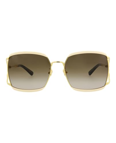 Gucci - Gucci - GG0593SK - 003 ivory gold brown - 59