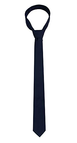 Image of Kebocis Mens Solid Color Cotton Necktie for Men