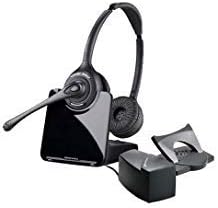 Plantronics CS520 Binaural Wireless Headset System with Savi HL10 Lifter (Straight Plug)