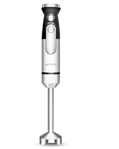Amateys Immersion Blender,700W Handheld with Heavy Copper Motor,Infinitely Variable Speeds Stick...