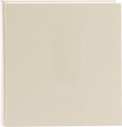 Goldbuch 27605 Summertime Trend 2 - Álbum De Fotos Con 60 Páginas Blancas Con Separadores De Pergamino, Álbum De Recuerdos Con Cubierta De Lino, Álbum De Fotos Para Pegar, Color Beige, 30 X 31 Cm
