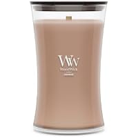 WoodWick 21.5-Oz WoodWick Cashmere Large Hourglass Candle with Crackling Wick (Cashmere)