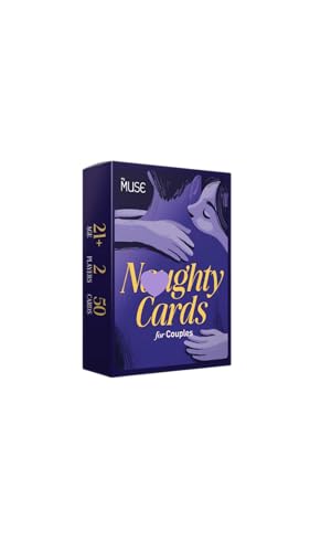 Image of MYMUSE Naughty Couples Card Game - 50 Romantic Dares & Challenges, 4 Categories, Fun Adult Game for Date Night, Couples Activities, Gift for Boyfriend, Girlfriend, Husband, Wife, Birthday, Anniversary