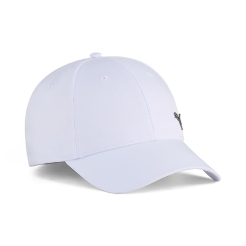 PUMA Unisex ESS Metal PUMA CAT BB Cap BB Caps, PUMA White, PUMA Unisex ESS Metal PUMA CAT BB Cap BB Caps, PUMA White,