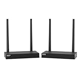 PORTÉE MAISON ENTIÈRE – Jusqu’à 50 m à travers murs et plafonds et jusqu’à 100 m en champ libre, pratique pour chambre, bureau ou une seconde zone TV dans la maison.