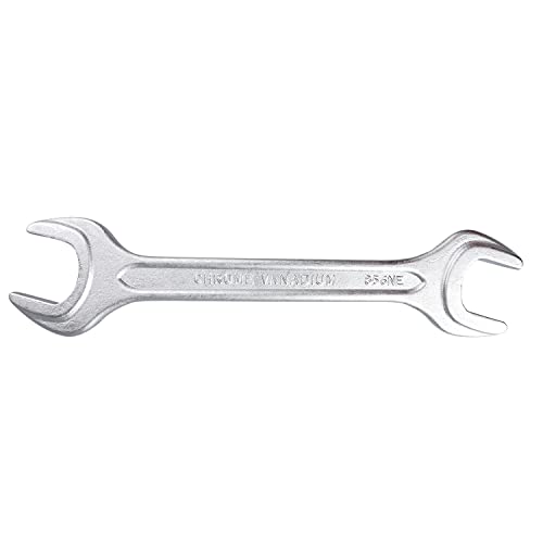 Eastman Doe Jaw Spanners - Crv Set Of 12Pcs, Kit-03-121M, Chrome Vanadium Steel, Chrome Plated, Chrome Finished Double Sided Open End Wrench, Wrench Set Tools - E-2001