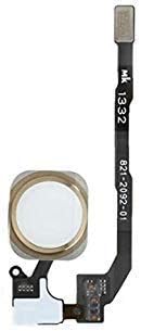Replacement Fingerprint Sensor Home Button (Without Touch Id) Thumb Scanner Compatible with i Phone 5S (Gold)