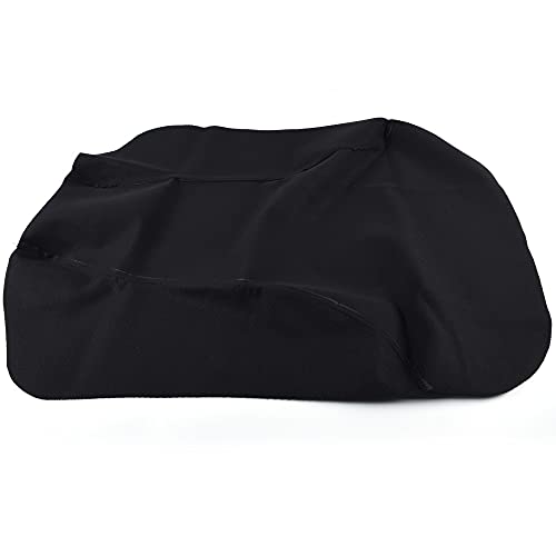 CHEDA Seat Cover Compatible with 1996 1997 1998 1999 2000 2001 2002 2003 2004 Polaris Sportsman 400 500 600 700 Waterproof Leather w/o Console Lid (Black)