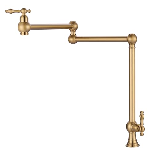 Grifo llenador de ollas de pared con brazo extensible doble articulación