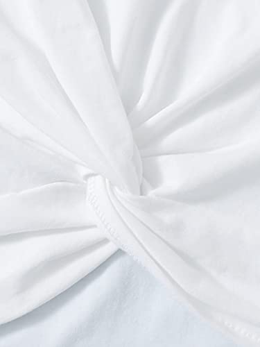 SHENHE Girl's 3 Piece Twist Front Short Sleeve Crewneck Cropped T Shirt Crop Tops4