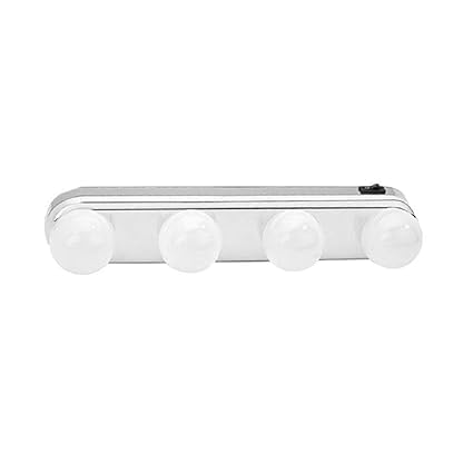 MotiBa Studio Glow Vanity Make-up Natural Light for Makeup Dressing Table with LED Bulbs and Powerful Suction Cups-Plastic 1